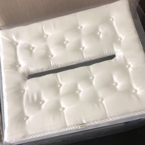 White satin Card box